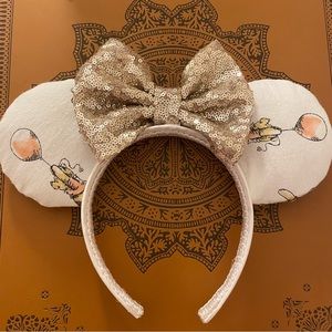 Pooh bear Disney ears, Mickey Mouse Winnie the Pooh ears, mouse ears handmade